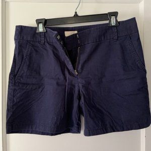 Navy Loft shorts, size 8.